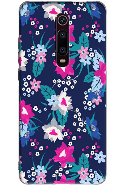 Zebana Xiaomi Mi 9T Pro Uyumlu Kılıf Bahar Çiçekleri 3 Silikon Kılıf (Baskılı)