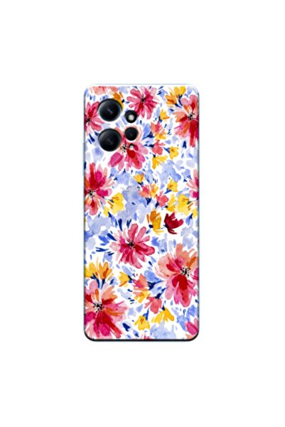 Zebana Xiaomi Redmi Note 12 Uyumlu Kılıf Bahar Çiçekleri 7 Silikon Kılıf (Bas...