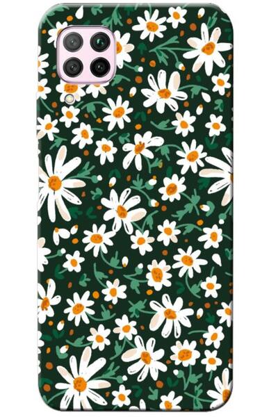 Zebana حافظة متوافقة مع هاتف هواوي P40 لايت، حافظة سيليكون ربيعية زهرية 4 ( م...