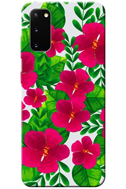 Zebana حافظة متوافقة مع هاتف سامسونج جالاكسي S20 بلس، حافظة سيليكون زهور الرب...