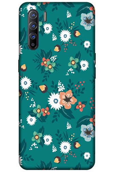 Dara Aksesuar حافظة متوافقة مع هاتف اوبو رينو 3، حافظة سيليكون بتصميم زهور ال...