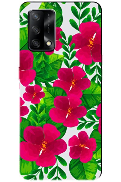 Dara Aksesuar حافظة متوافقة مع هاتف اوبو A74 حافظة سيليكون زهور الربيع 9 ( مط...