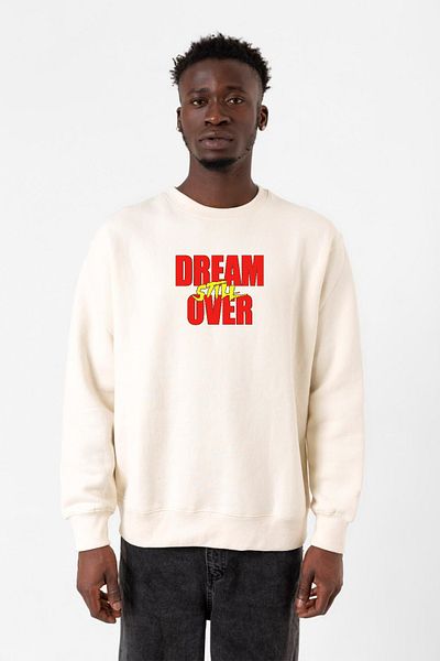 Tshirthane Ανδρικό φούτερ Dream Still Over Ecru 2ip