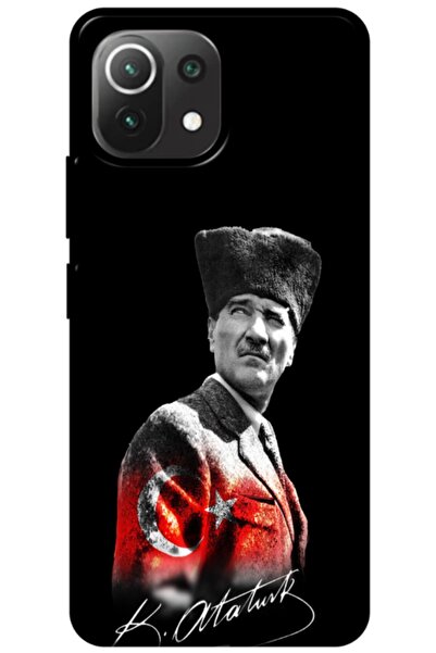 Zebana حافظة متوافقة مع هاتف Xiaomi Mi 11 Lite بتصميم مستوفى كمال أتاتورك V2 ...