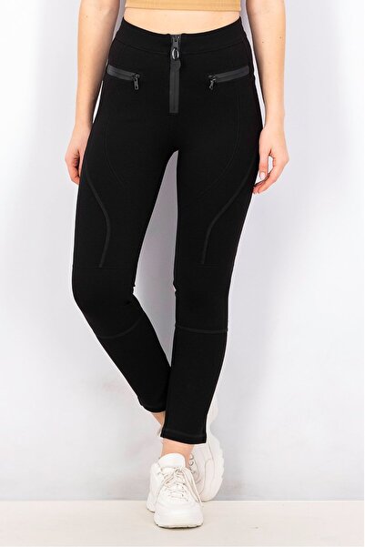 Diesel Women High Rise Plain Skinny Pants, Black