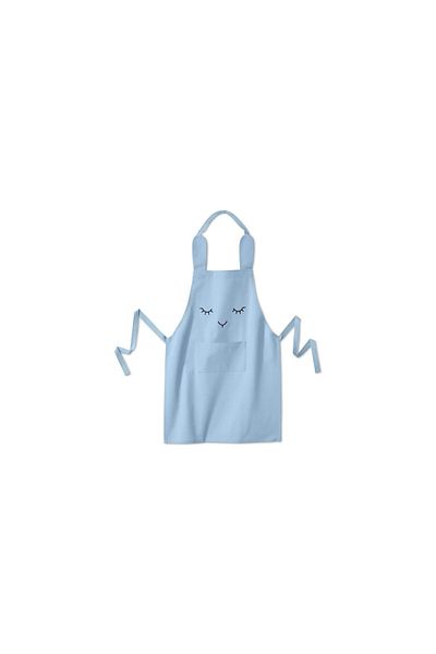 Tchibo Childrens Kitchen Apron 45 L x 58 H cm, Light Blue