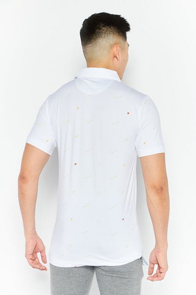 Puma Men Sportswear Fit Short Sleeve Training Polo Shirt, White Combo