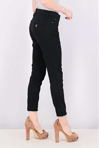 Guess Women Curve Mid Rise Skinny Pants, Black