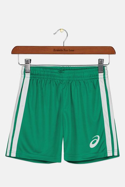 Asics Kids Boy Sportswear Fit Brand Logo Short, Green