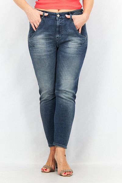 Diesel Women Regular Fit Washed Fayza Denim Jeans, Wash Navy