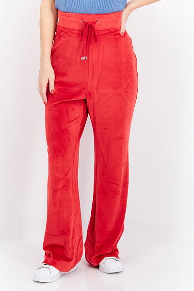 INC Women Regular Fit Plain Sweat Pants, Red