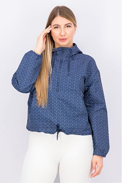 Mountain And Isles سترة نسائية واقية من المطر ذات غطاء رأس وأكمام طويلة، بالل...