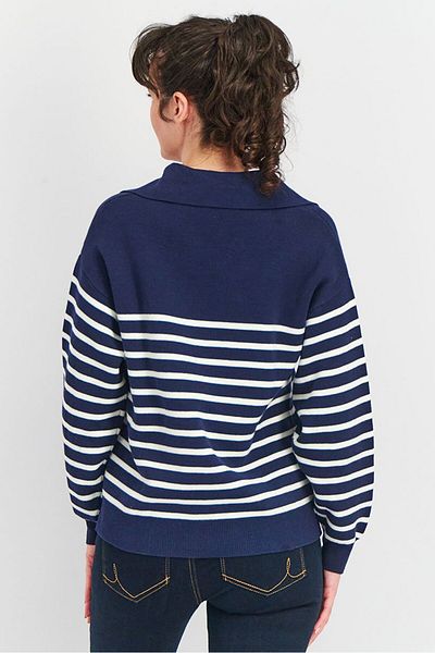 Tchibo Women Knitted Long Sleeve Sweatshirt, Navy
