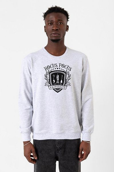 Tshirthane Ανδρικό φούτερ Hocus Pocus University Karmelange με 2 κορδόνια
