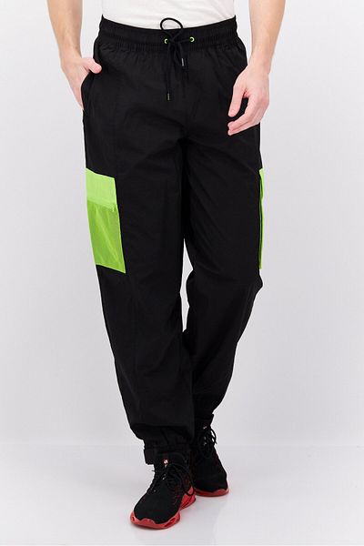Puma Men Sportswear Fit Brand Logo Training Track Pants, Black