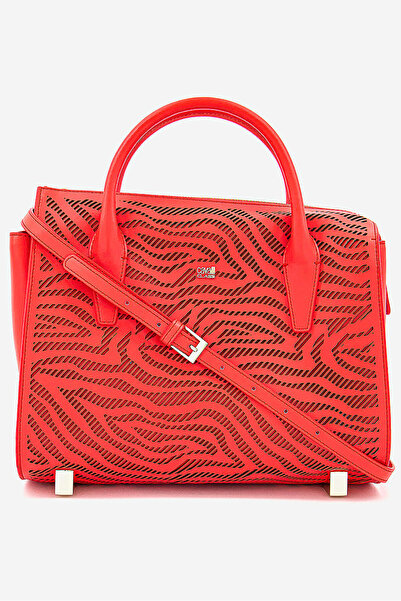 Cavalli Class حقيبة نسائية كلاسيكية 24 ارتفاع × 30 طول × 16 جم سم، مرجاني