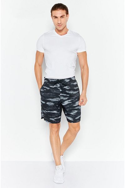 New Balance Men Sportswear Fit Camouflage Training Shorts, Multicolor