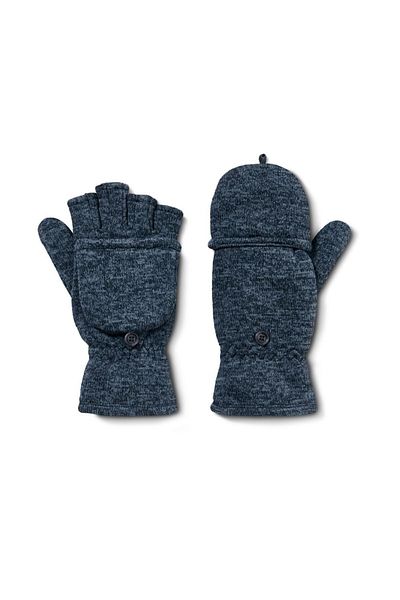 Tchibo Kids Boy Fold-Over Mittens Gloves, Blue