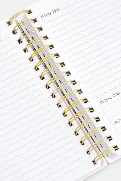 Votum Do Everything In Love Spiral Bound Floral Notebook, Black Combo
