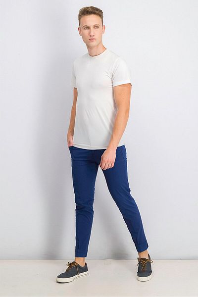 Liu Jo Men Slim Chino Pants, Denim Blue