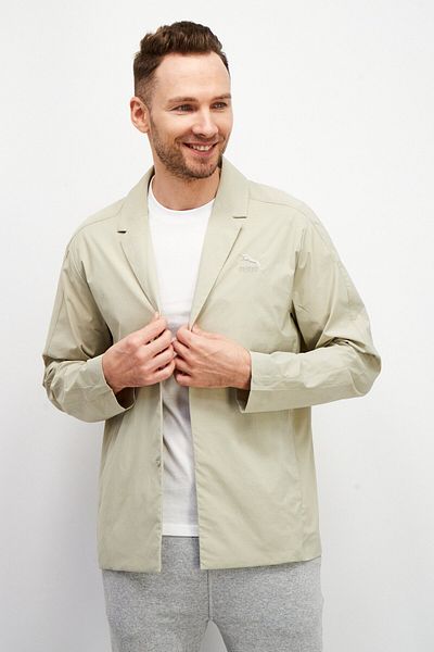 Puma Men Athletic Fit Embroidered Logo Semi-formal Jacket, Olive