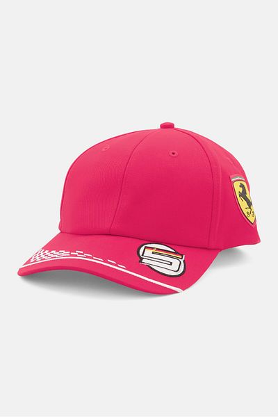 Puma x Ferrari Men Brand Logo Cap, Red Combo