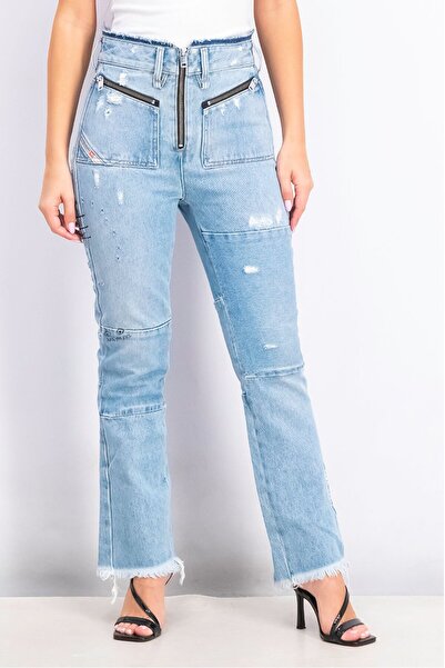 Diesel Women Slim High Rise Jeans, Wash Blue