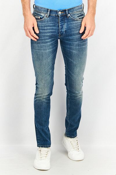 The Kooples Men Slim Fit Dark Wash Stretchable Denim, Blue