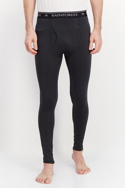 Rainforest Men Solid Base Layer Under Pants, Charcoal