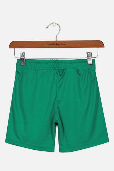 Asics Kids Boy Sportswear Fit Brand Logo Short, Green