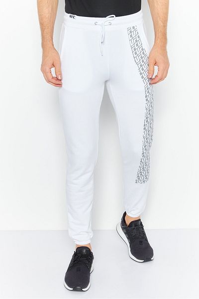 UFC Men Sportswear Fit Training Sweatpants, White