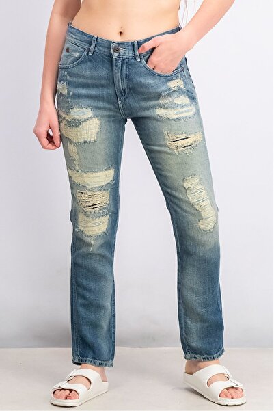 Scotch & Soda جينز نسائي أزرق - تصميم قابل للغسل