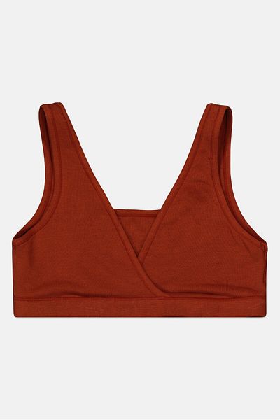 Etam Women Plain Non Padded Bra, Brown