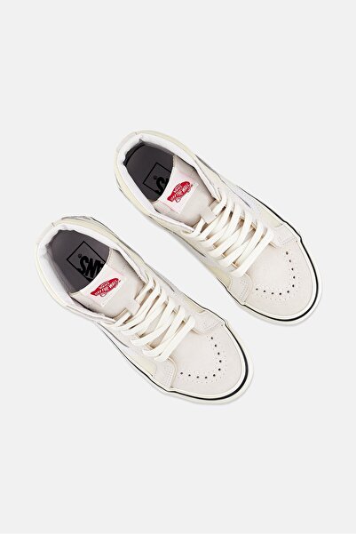 Vans Kids Boy Sk8-Hi 38 Lace Up Shoes, Beige