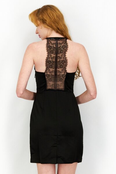 NA-KD Women Plain Mini Dress, Black