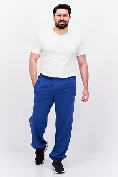 Esprit Men Regular Fit Brand Logo Sweatpants, Blue