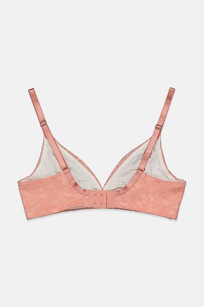 Tchibo Women Premium Non Padded Non Wire Bra, Pink
