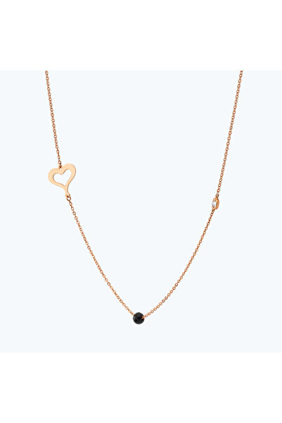 Altınbaş Pırlanta Spinel Taşlı Kalp Kolye