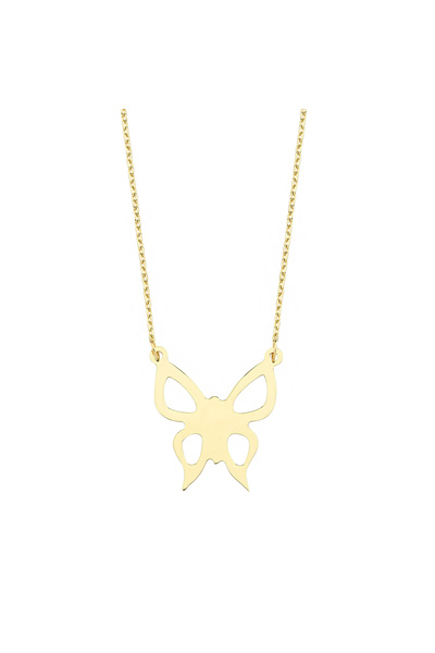 Altınbaş Altın Kelebek Kolye