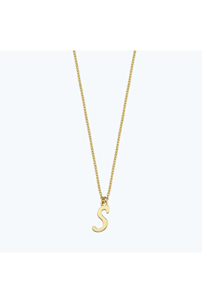 Altınbaş Altın S Harfi Kolye