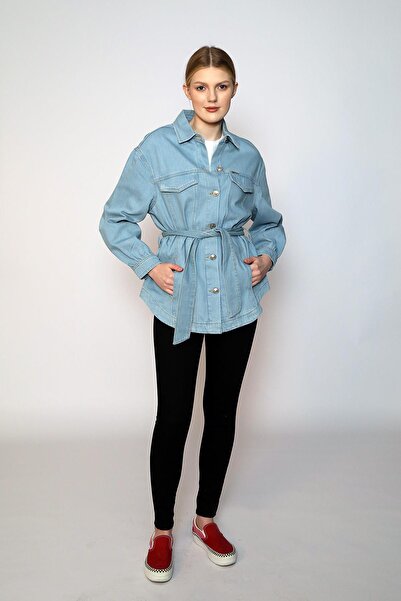 Lee Cooper Jachetă de blugi Samy pentru femei bumbac 100%