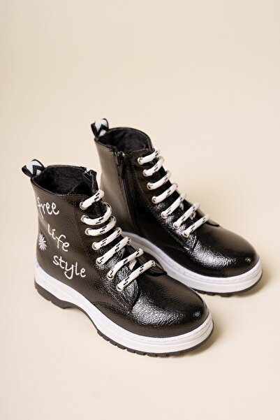 Genel Markalar Termo Taban Siyah Rugan Çocuk Bot