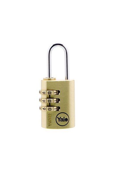 Yale Brass 30 mm Combination Padlock (Y150B/30/125/1)