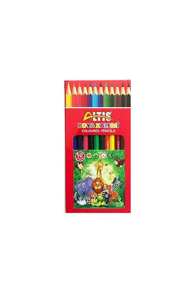 ALTIS 12 Colored Dry Crayons
