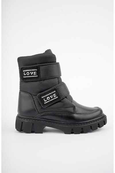 MUGGO Dětské boty Smarty Guaranteed Fleece Inside Thermo Non-Slip Sole Velcro