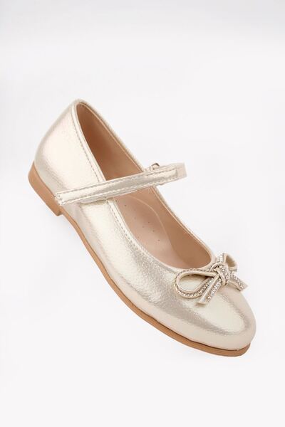 Genel Markalar Bıyık Fiyonk Altın Star Kız Çocuk Ayakkabı