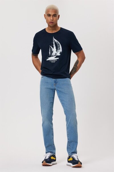 Lee Cooper تي شيرت رجالي 232 LCM121032 جاكر أكليس بلي