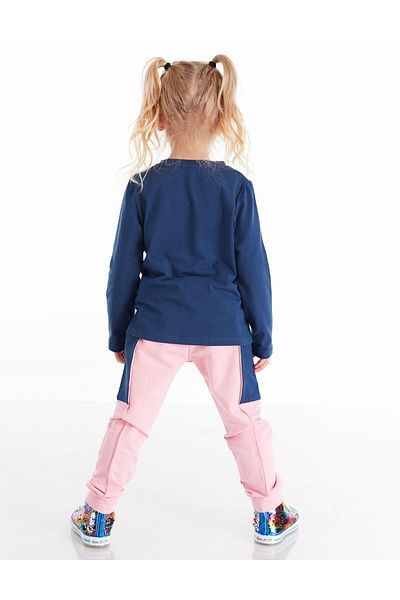 Denokids Bequemes T-Shirt- und Hosen-Set für Mädchen - Süßer Fuchs