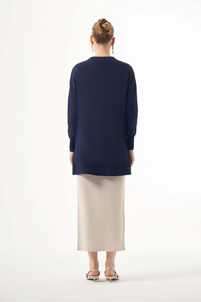 Nuss Mercerized Tunic - Detailed Stitching