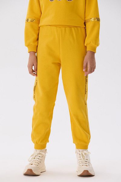 Tyess Pantaloni de sport muștar pentru fete Bg Store